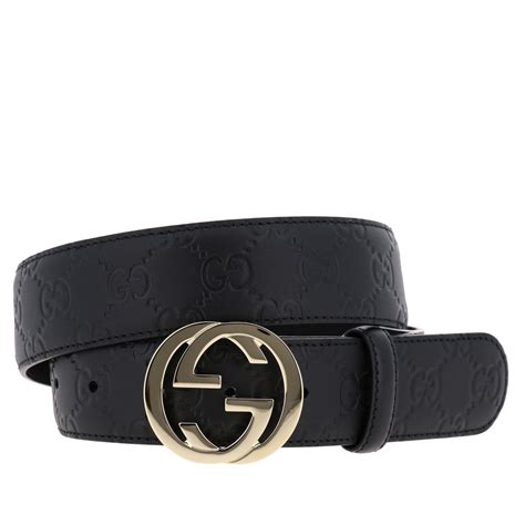 cheap authentic black gucci belt interlock gg logo|gucci interlocking g belt women's.